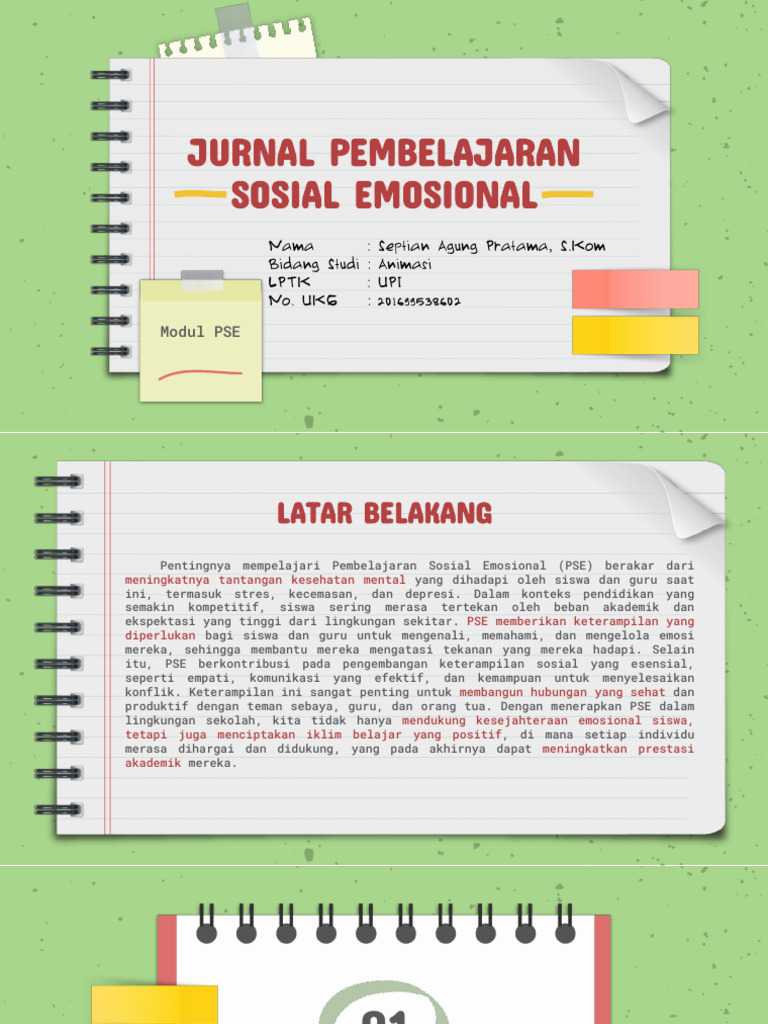 Jurnal Pembelajaran Sosial Emosional | PDF | Karier & Perkembangan ...