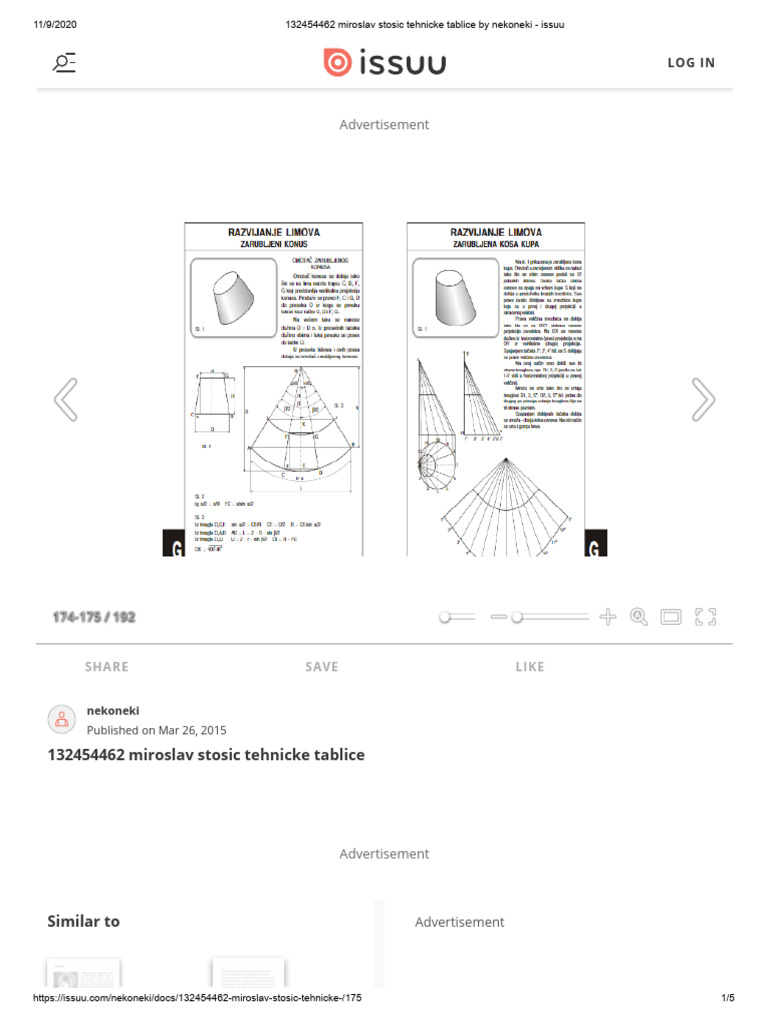 Miroslav Stosic Technical Tables | PDF | Computing