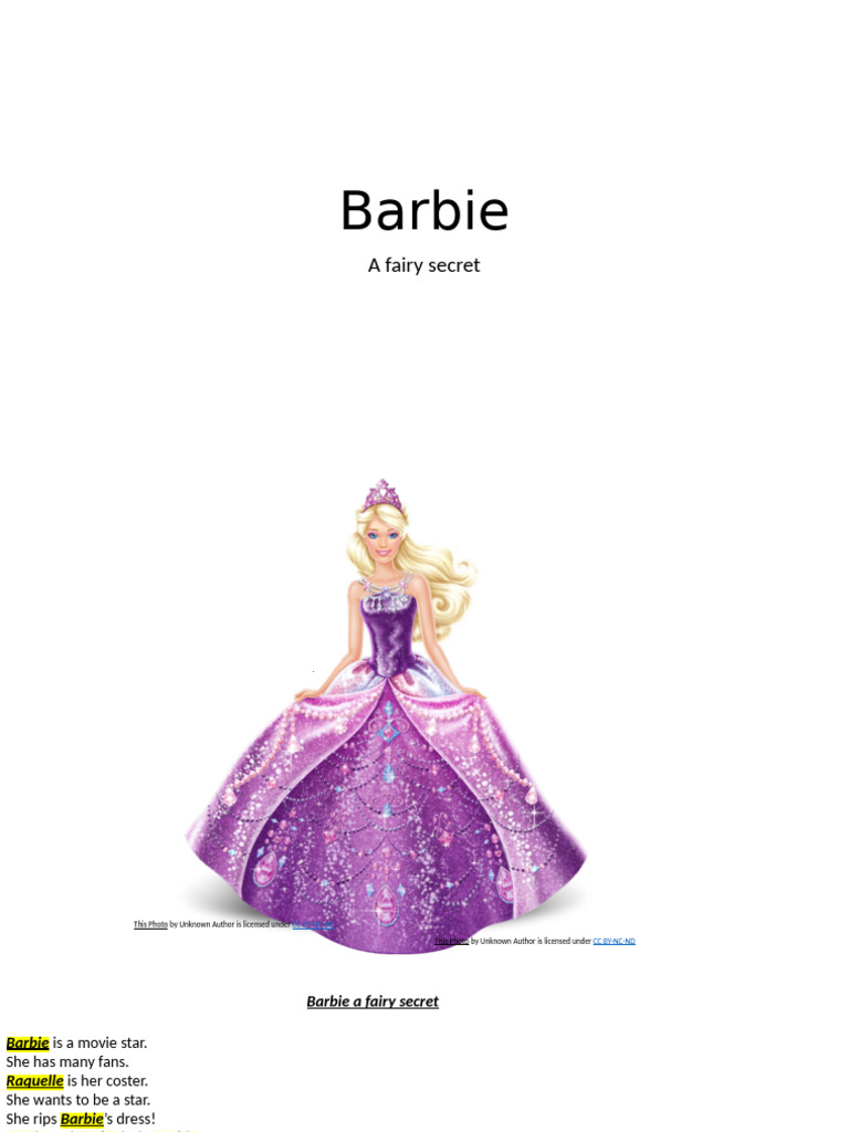 Barbie's Fairy Secret Adventure