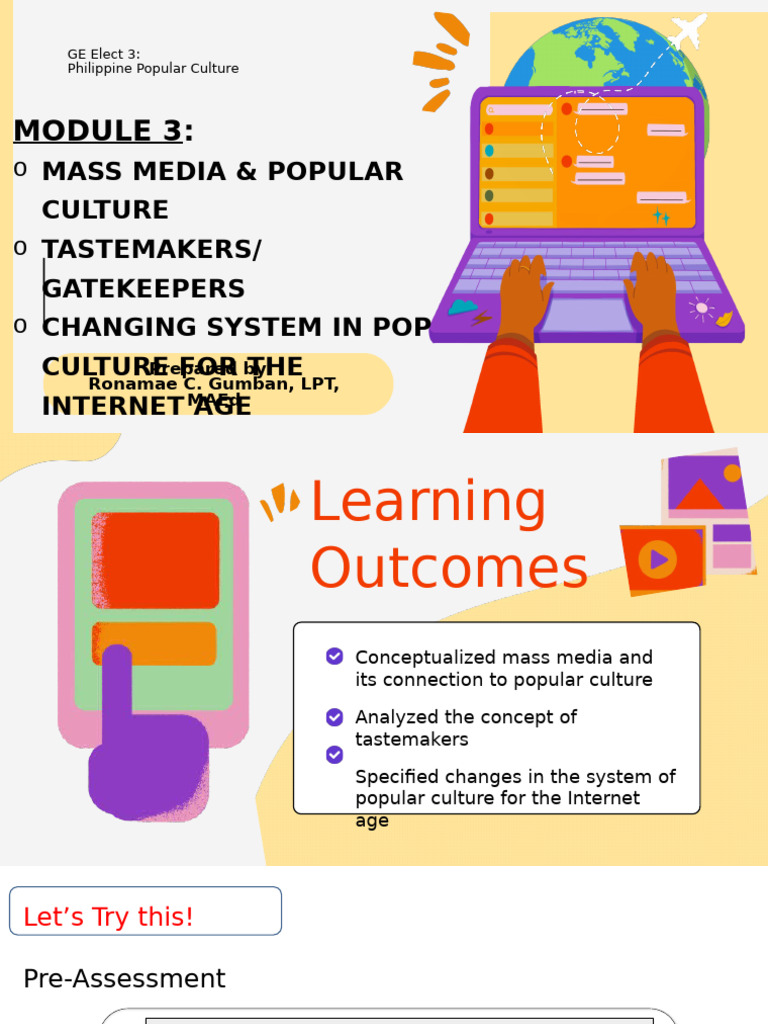Mass Media and Popular Culture Trends | PDF | Mass Media | Popular Culture