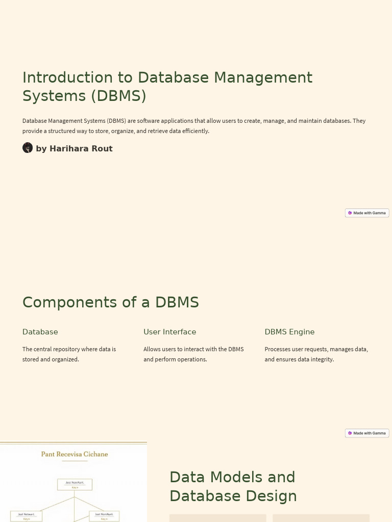 Introduction To Database Management Systems DBMS 22222 | PDF ...