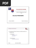 Slides Calculo Financeiro Economia 