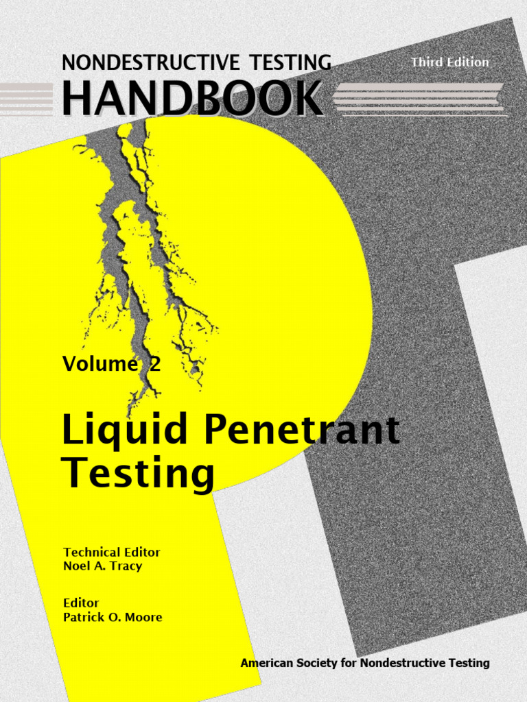 NDT Handbook, Third Edition Volume 2, PT | PDF | Nondestructive Testing