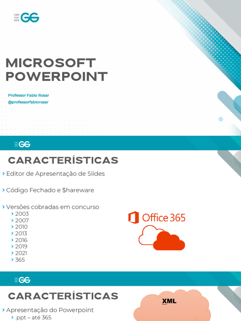 Recursos do PowerPoint 365 para Concursos | PDF | Botão Ctrl ...