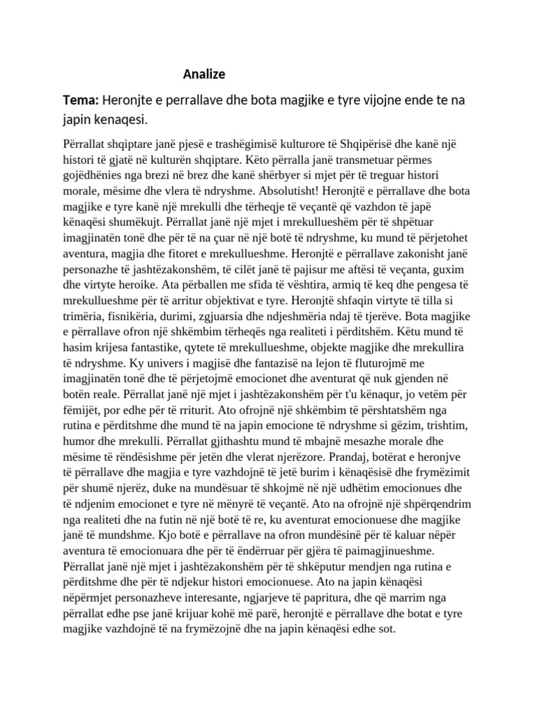 Analize | PDF