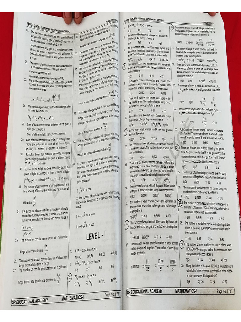 Permutations Obj PDF | PDF