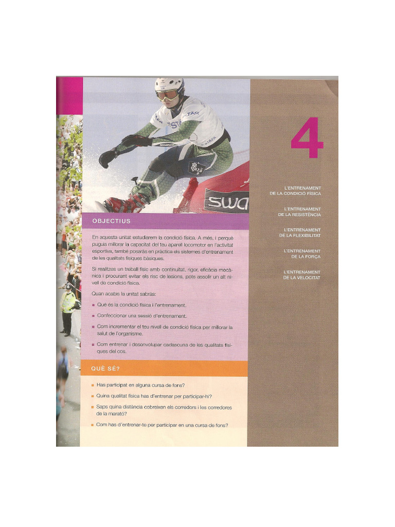 Entrenament de La Condicio Fisica Part 1 | PDF