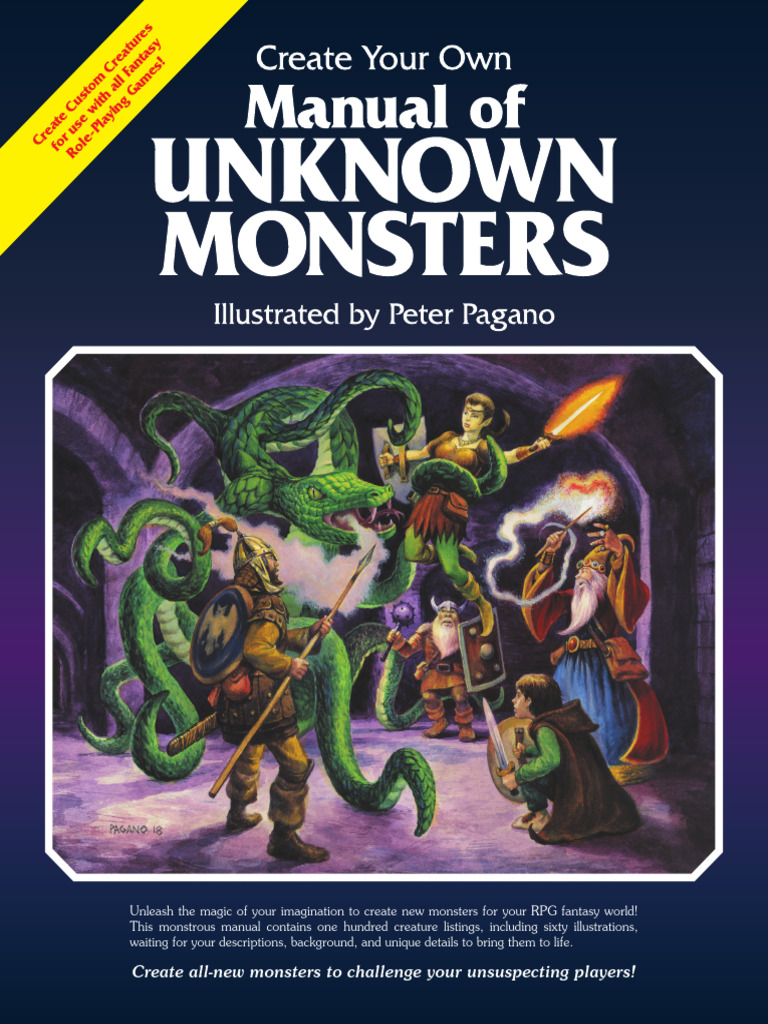 Create Custom RPG Monsters Manual | PDF | Fantasy Creatures | Monsters