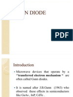 Gunn Diode (Unit 4)