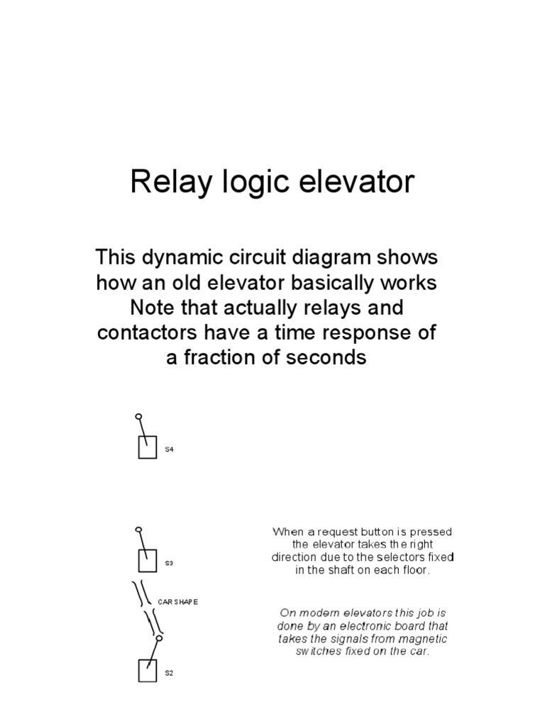 Relay Logic Elevator