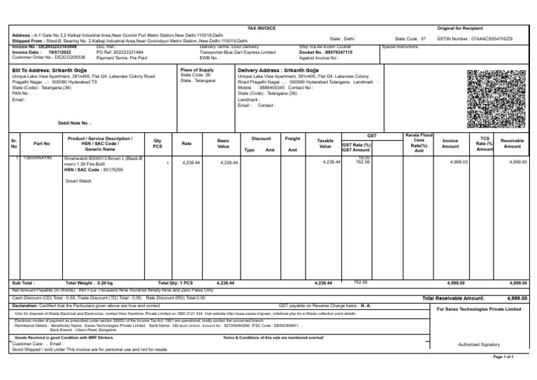 DE2RI2223163949 | PDF | Invoice | Economies