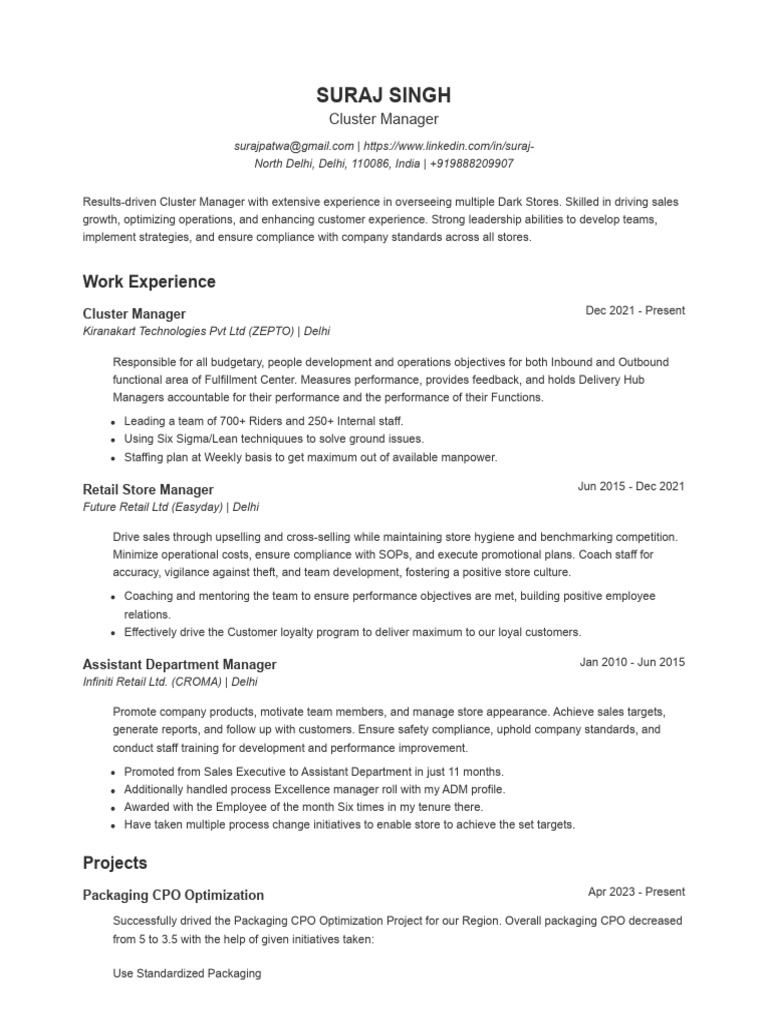 resume-area-manager-pdf-business-business-process