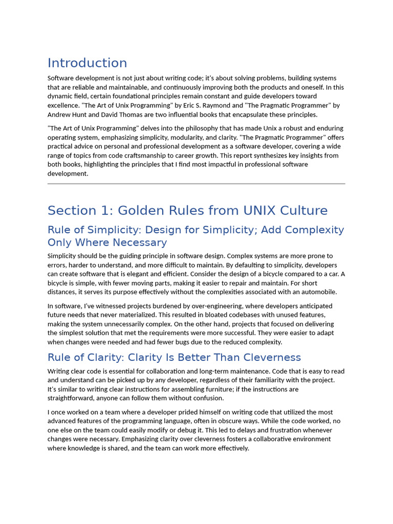 Software Development Principles Guide | PDF | Computer Programming ...