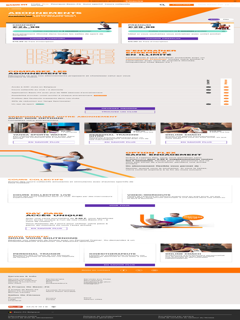 Tarifs et Abonnements Basic-Fit | PDF