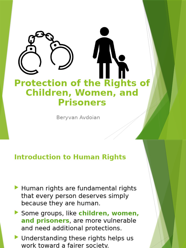 Rights Protection for Children, Women, Prisoners | PDF | Children's ...