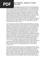 Download Second Language Acquisition by anon-468276 SN7874807 doc pdf