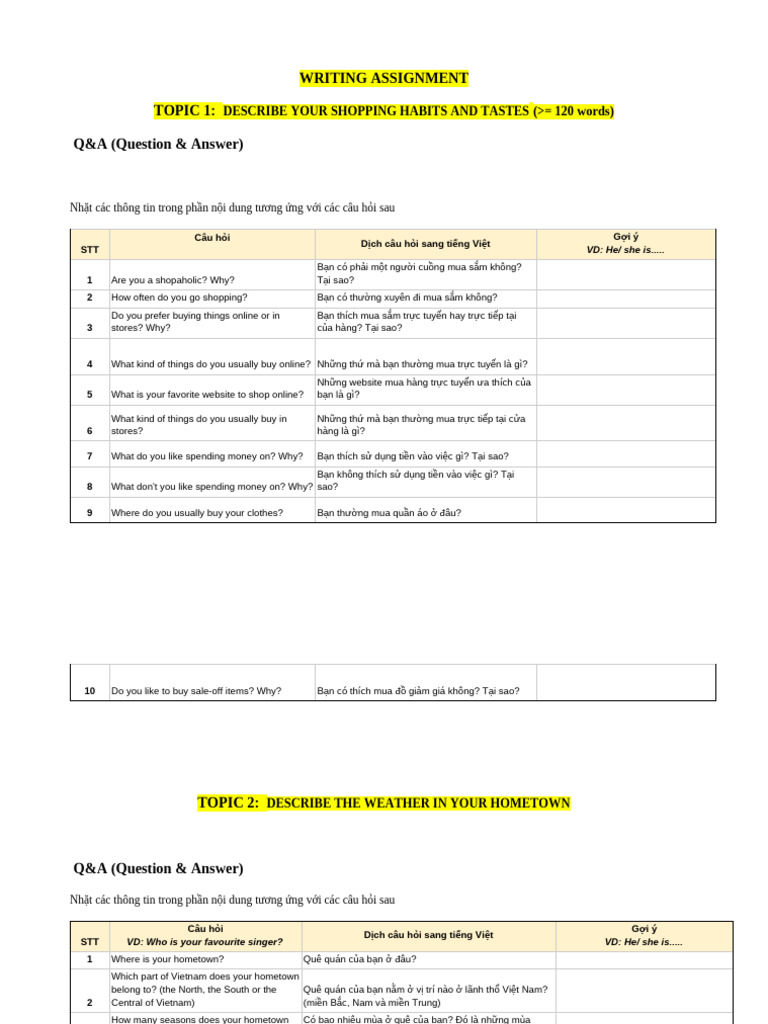 Q&a Topic 1,2 | PDF