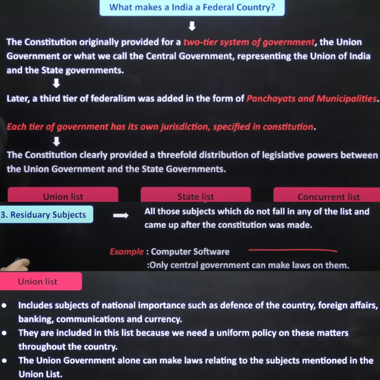 What Makes India a Fedral Country ? | PDF