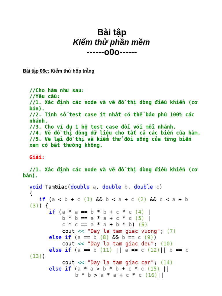Dap An BT 06c | PDF