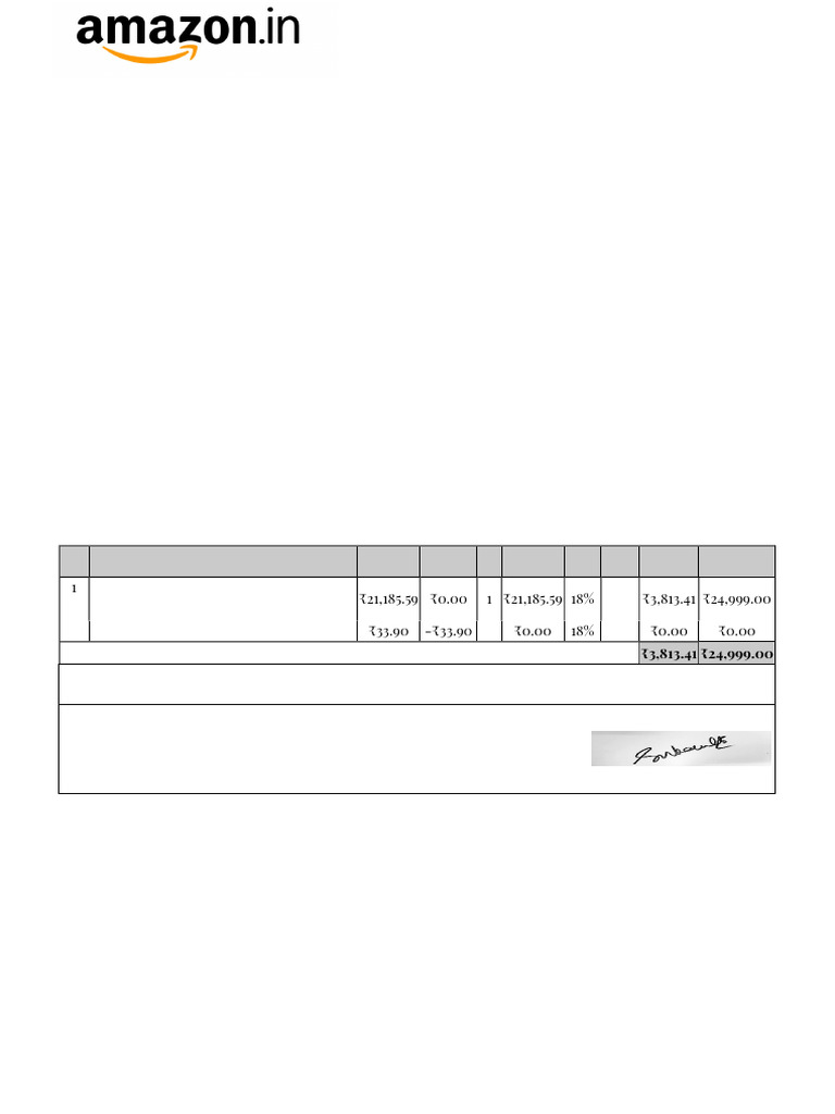 Amazon Tax Invoice for iPhone Purchase | PDF | Invoice | Government ...