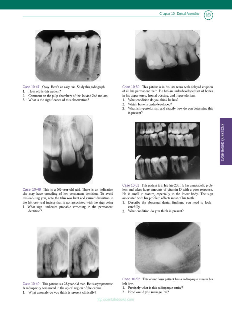 Pages From Exercises in Oral Radiology and Interpretation | PDF | Human ...