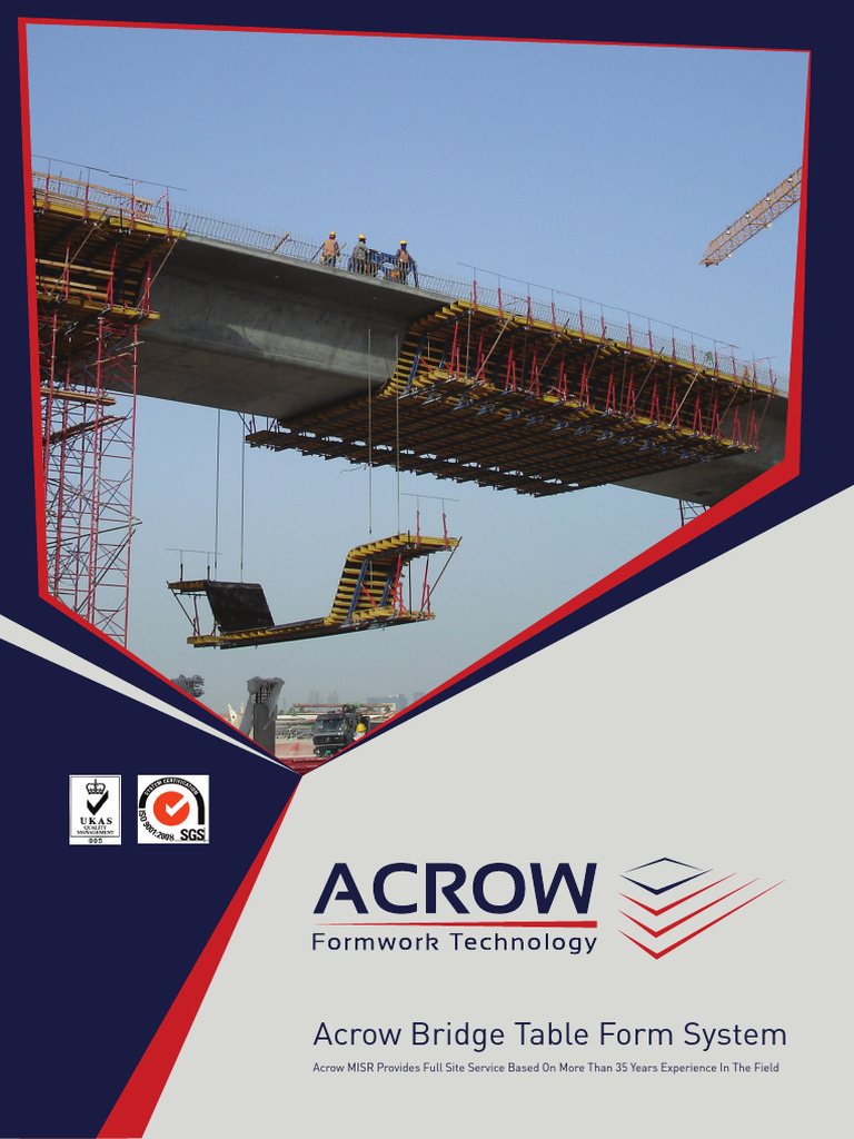 Acrow Bridge Table Formwork System | PDF | Civil Engineering ...