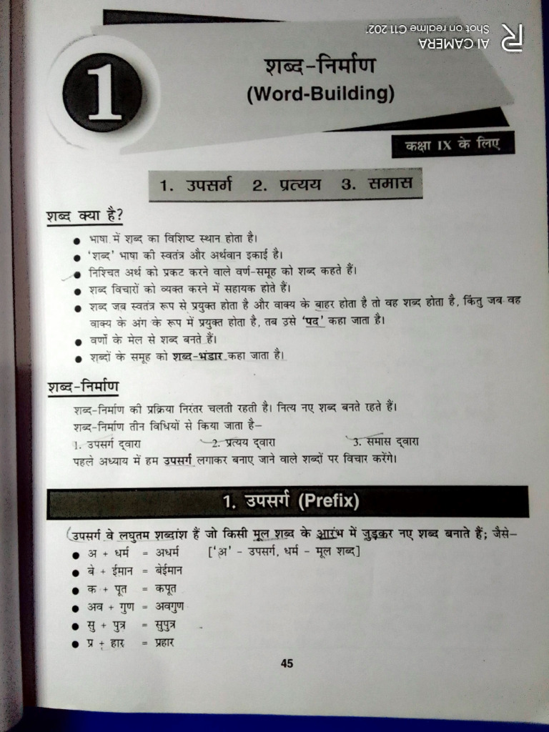 Understanding Upsarg and Pratyay | PDF