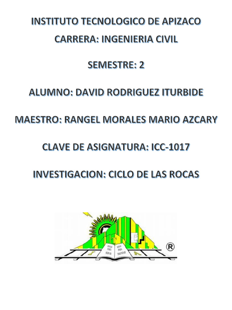 Ciclo de las Rocas: Procesos y Tipos | PDF | Roca (geología) | Roca ígnea