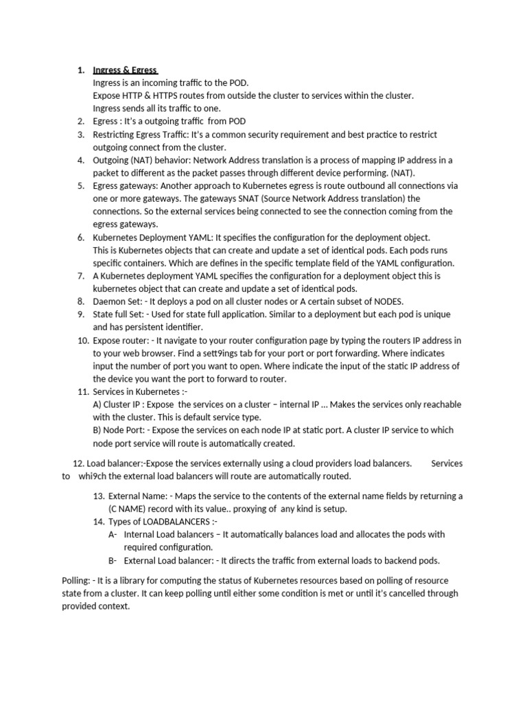 Kubernetes Interview Questions Guide | PDF | Internet | Computer Science