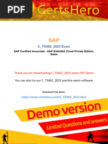 C TS462 2023-Demo