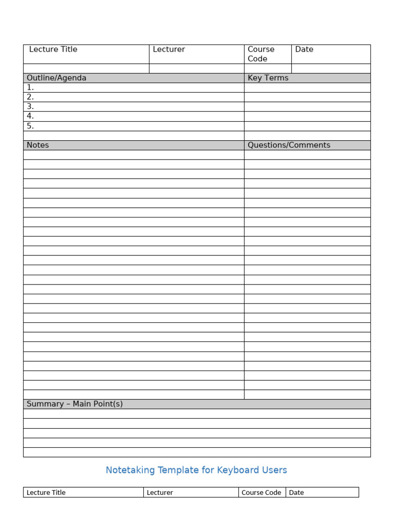 Note Template Law | PDF | Art | Computers