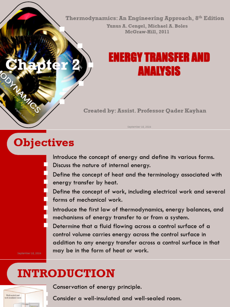 Energy Transfer in Thermodynamics | PDF | Heat | Heat Transfer