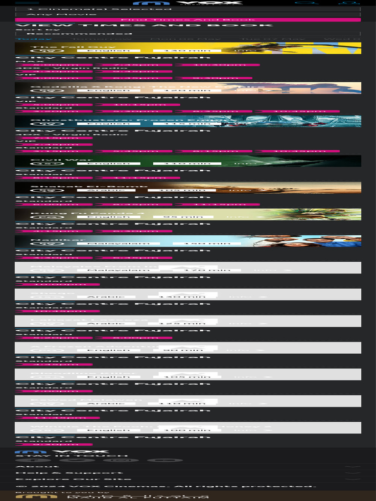 Grand Cinemas Today Movie Timings