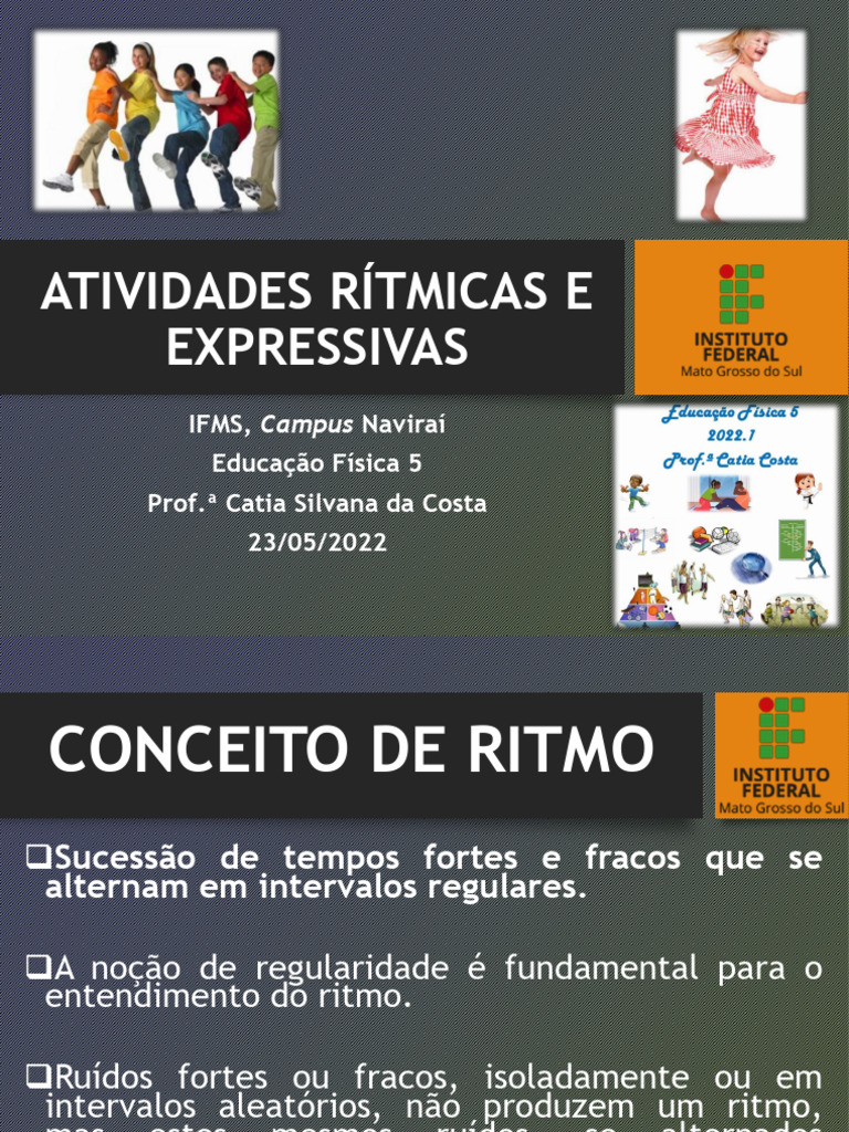 Exemplos de Atividades Rítmicas | PDF | Ritmo | Danças