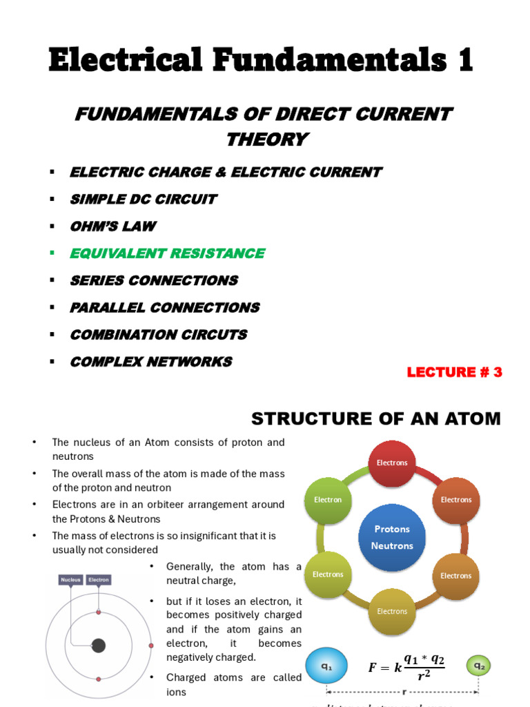 DC Circuit Fundamentals and Theory | PDF | Electrical Resistance And ...