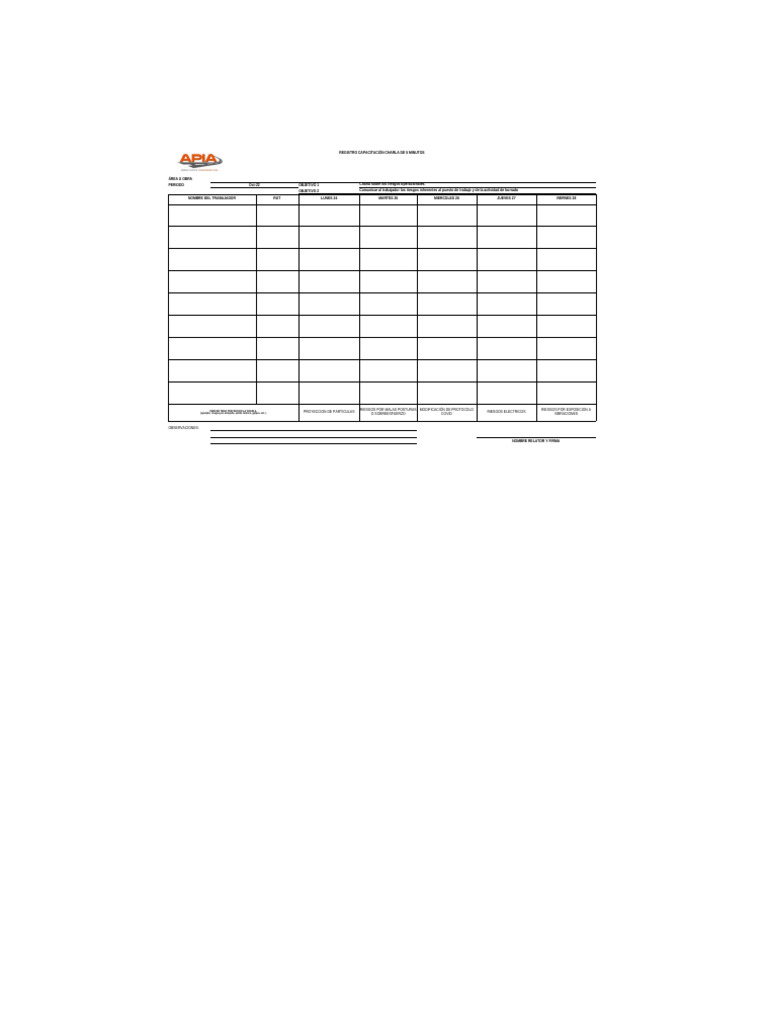 Charla 5 Minutos Pdf