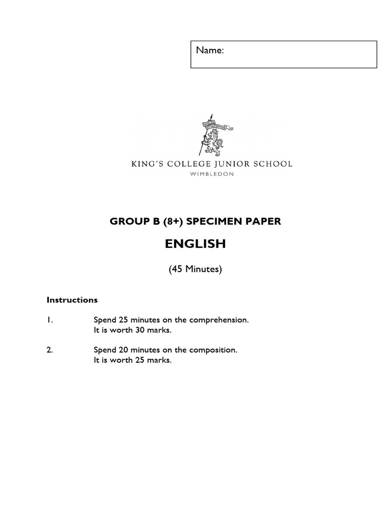 8 plus english specimen PDF