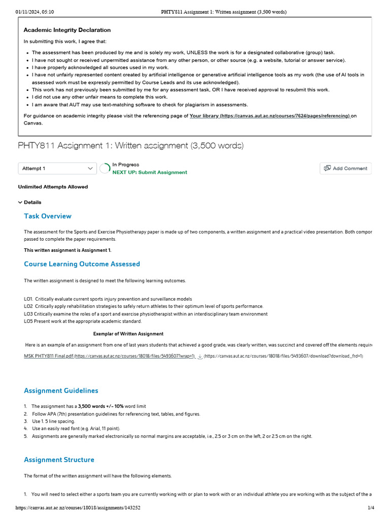 PHTY811 Assignment 1 Guidelines | PDF | Artificial Intelligence ...