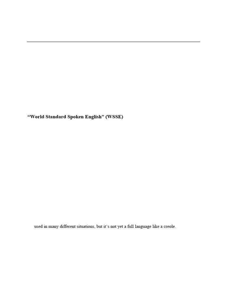 Understanding World Englishes and Dialects | PDF | English Language ...