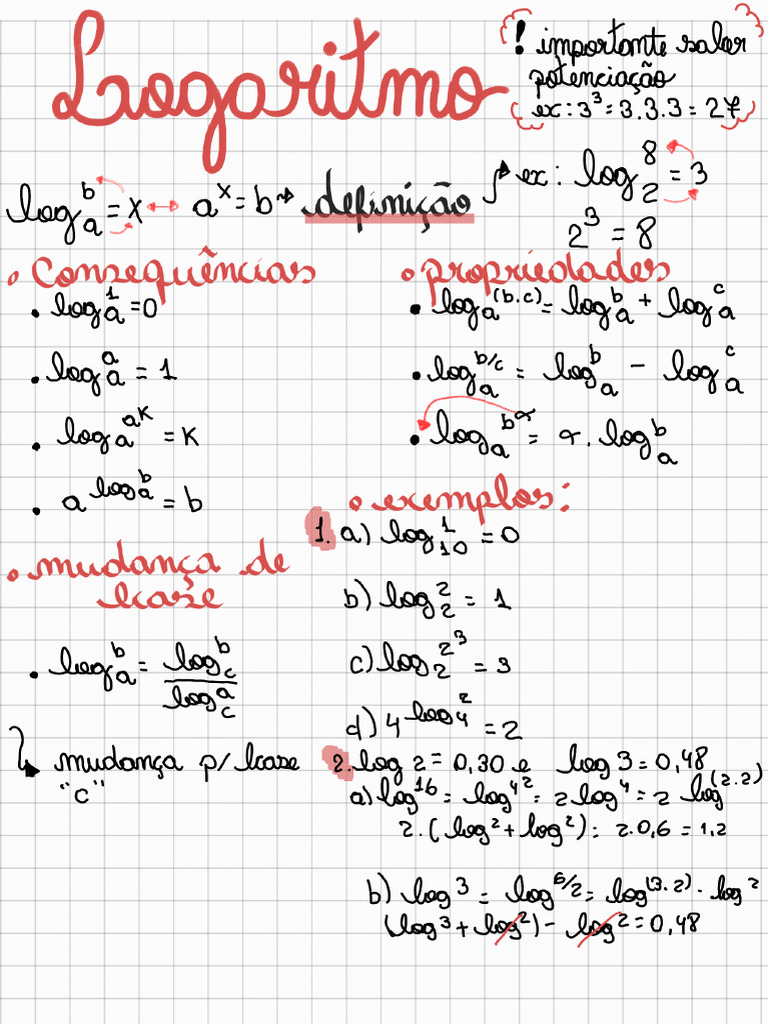 Resumo Básico Log | PDF
