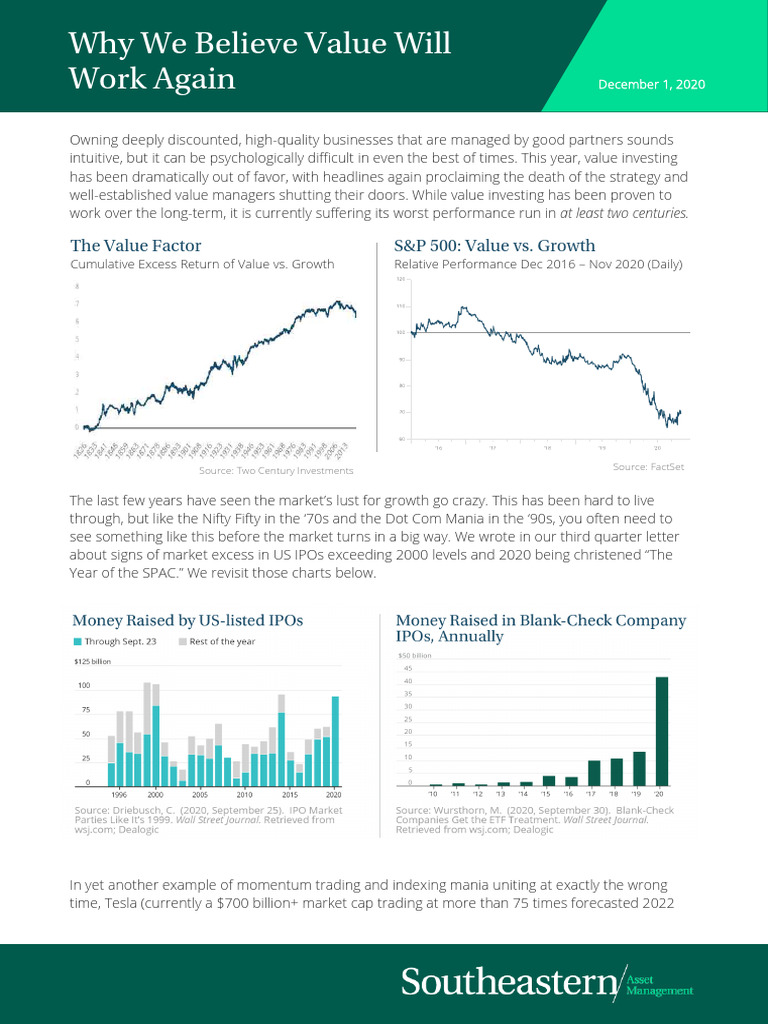 Value Investing's Resurgence Potential | PDF | Stock Market Index | Msci