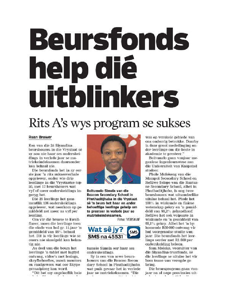 HOW TO WRITE A NEWSPAPER ARTICLE IN AFRIKAANS visual data 5