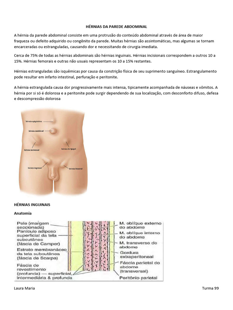 Hérnias da Parede Abdominal | PDF