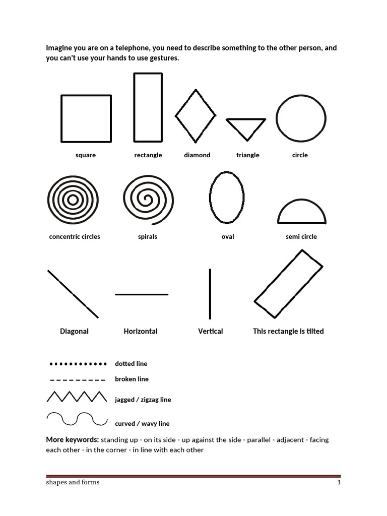 Shapes and Forms | PDF