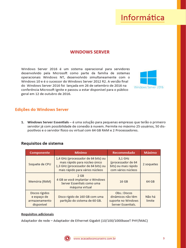 3252 Windows Server Marcio Huneckedd | PDF | Rede de computadores ...
