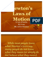 Newtons Laws of Motion