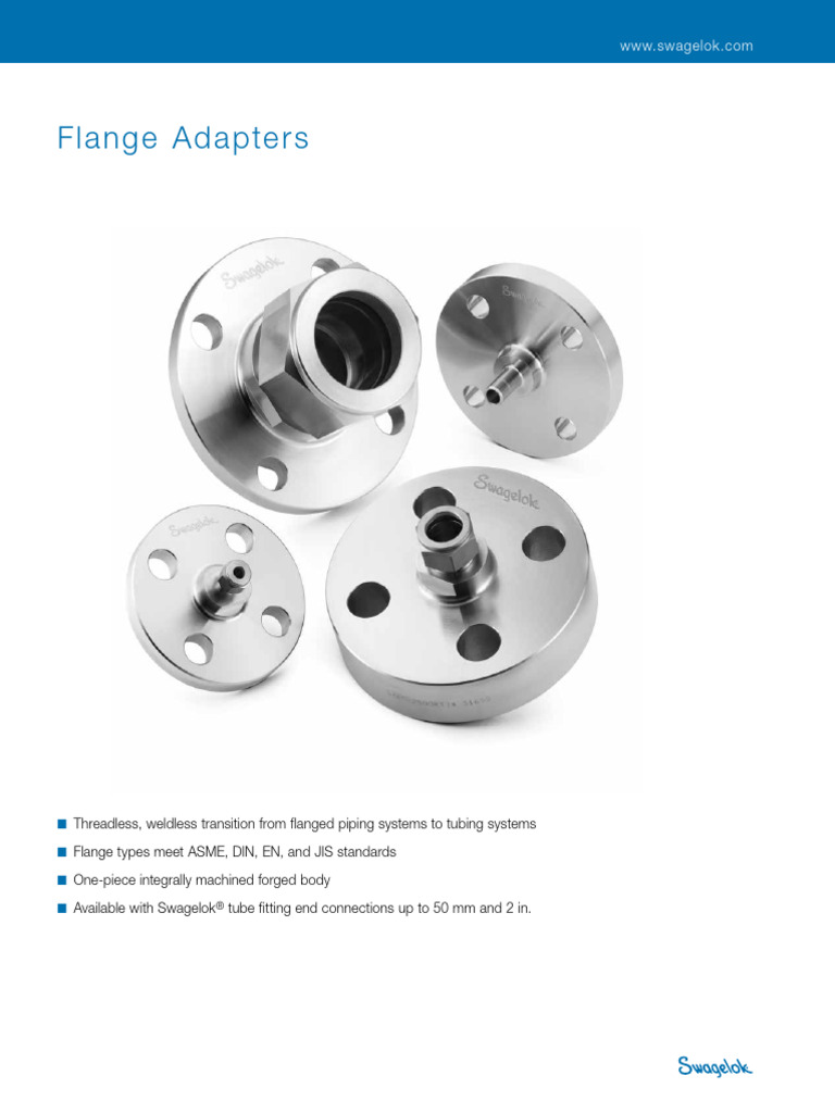 Flange Adapters 7 BLZ | PDF | Pipe (Fluid Conveyance) | Plumbing
