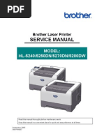 Download Brother Service Manual - 52405250D5270DN by Cosmin Curticapean SN78756685 doc pdf