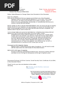 Non-Decedent LEGAL SIZE IRS