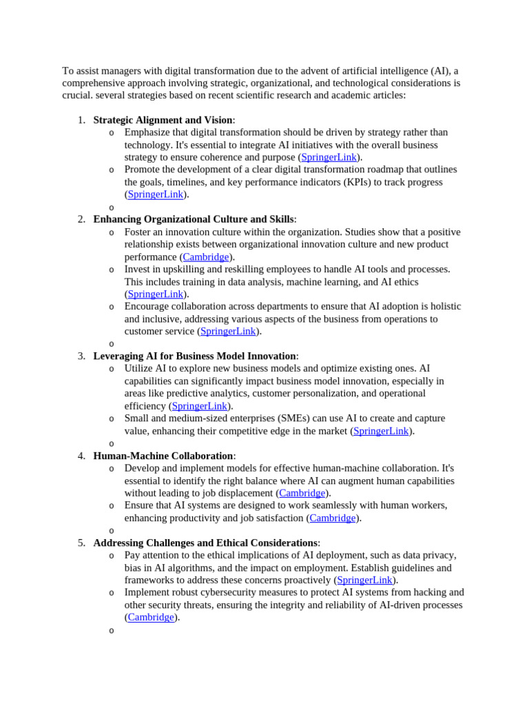 AI Research - Change Management | PDF | Artificial Intelligence ...